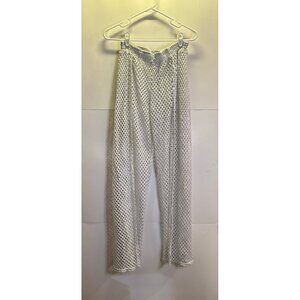 White mesh netting Swim Pants / swim‎ cover up (large)